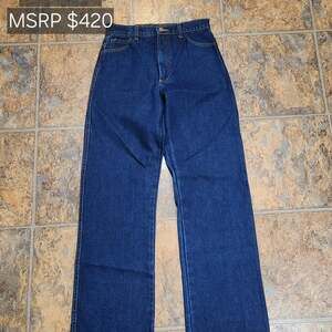 Judi Rosen High Rise Wide Leg Denim Jeans